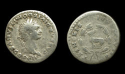 Domitian, Denarius, First among the Young Men reverse